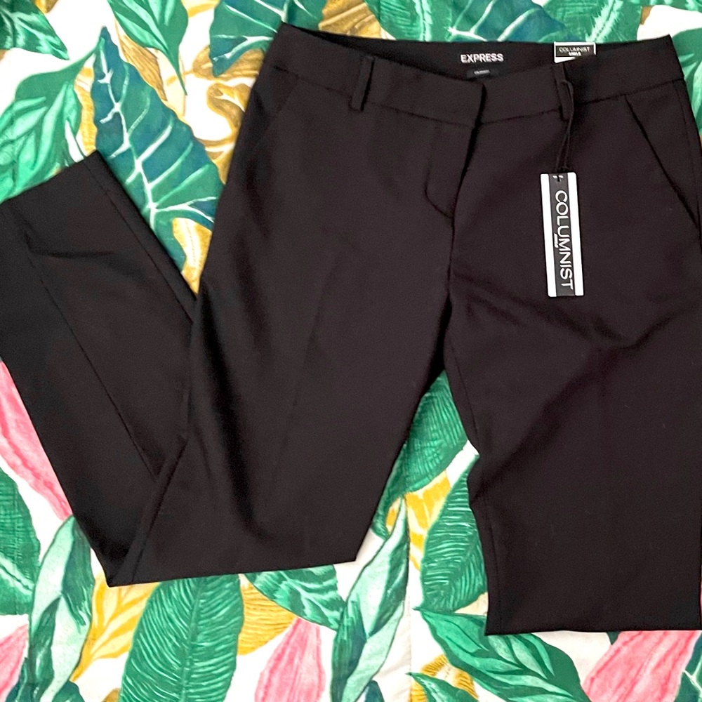 Express “Columnist” Slacks 4 R in Black